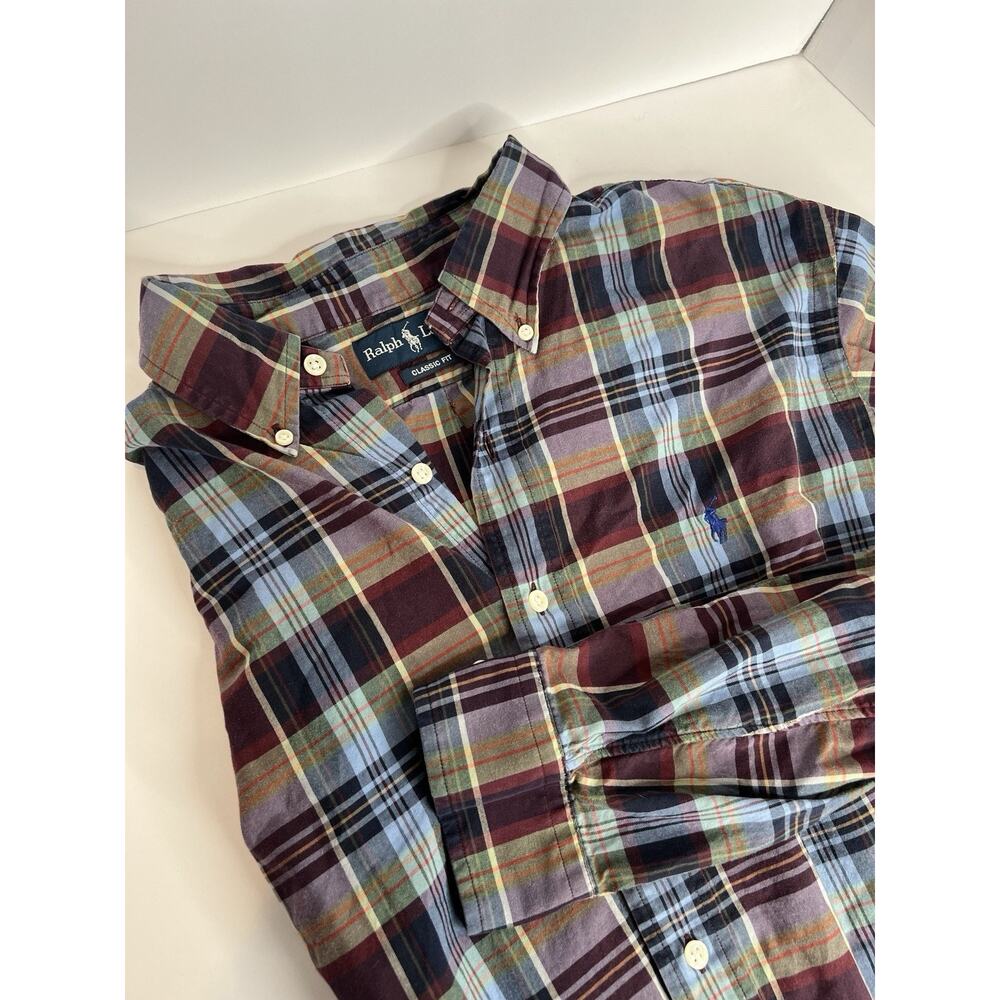 Ralph Lauren Shirt Mens 17 Classic Fit Long Sleeve XL